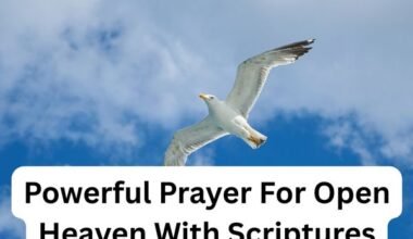 Powerful Prayer For Open Heaven With Scriptures