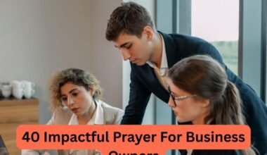 Prayer For Business Owners