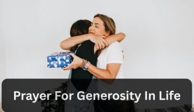 Prayer For Generosity In Life